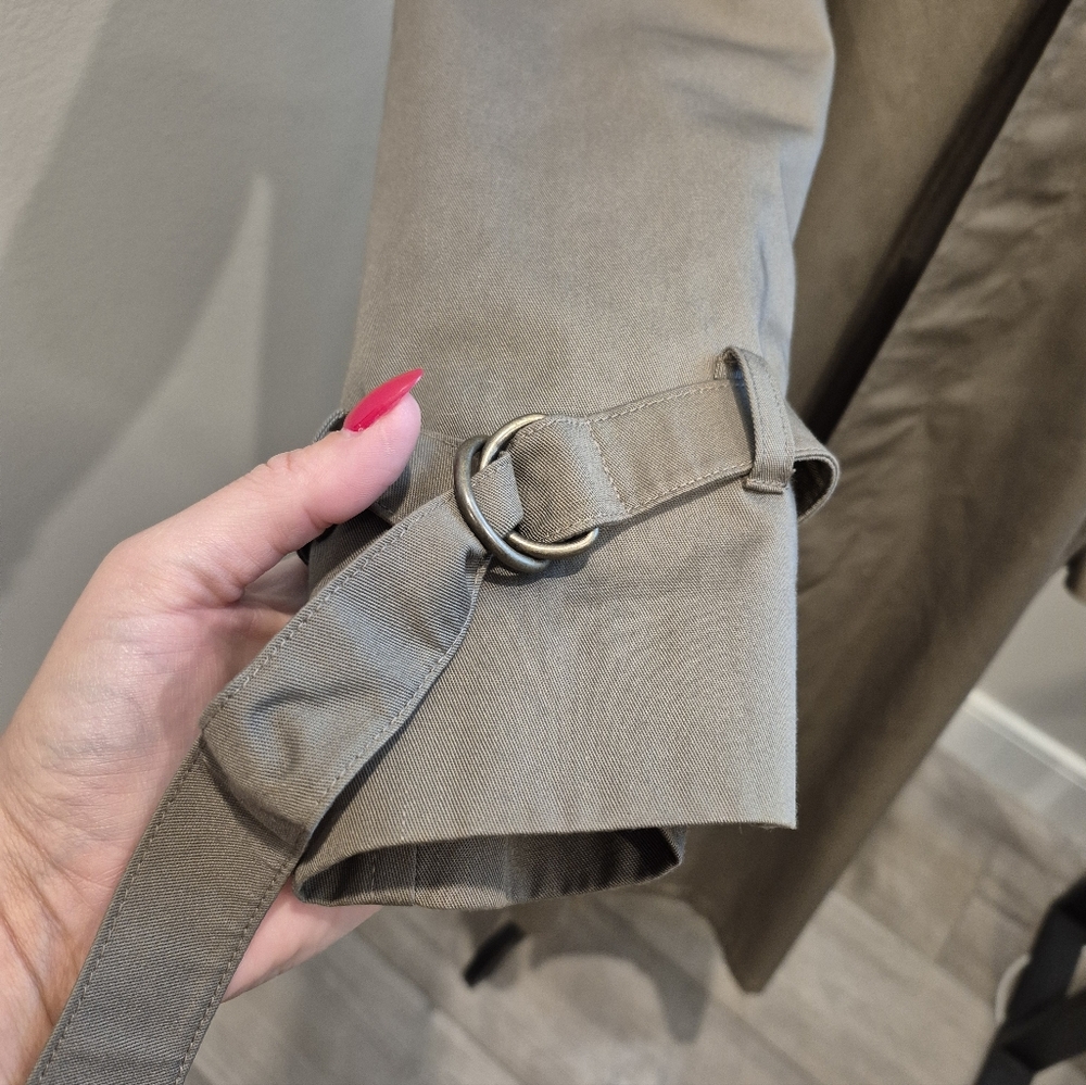Vintage Bottany 500 Classic Trench Coat With Zippet Lining Size 44 - XL/L - Picture 15 of 16